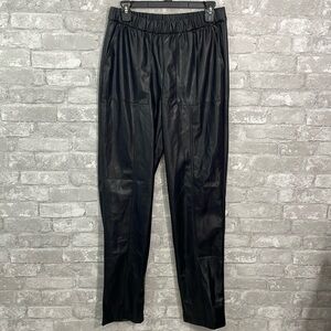 Gap Black Faux Leather Pants